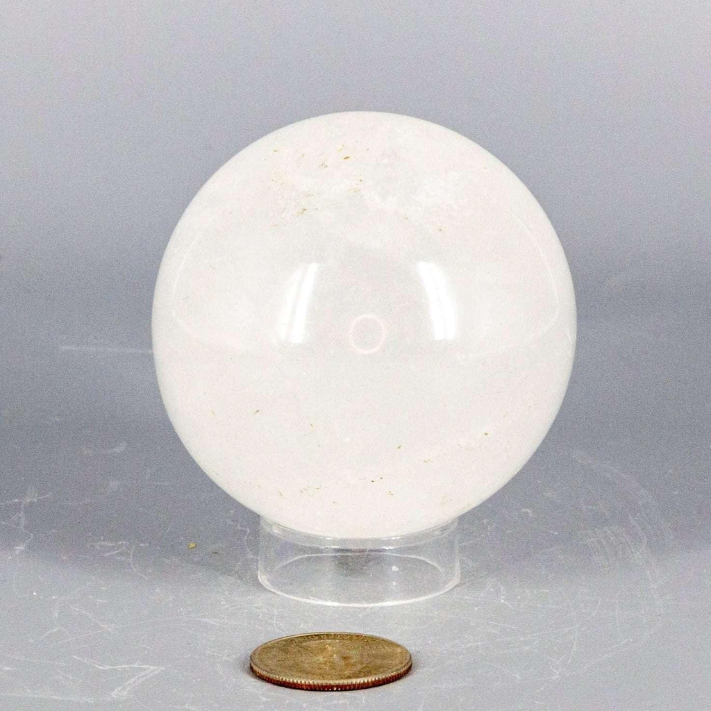 Clear Quartz Polished Crystal Sphere Universal Amplifier