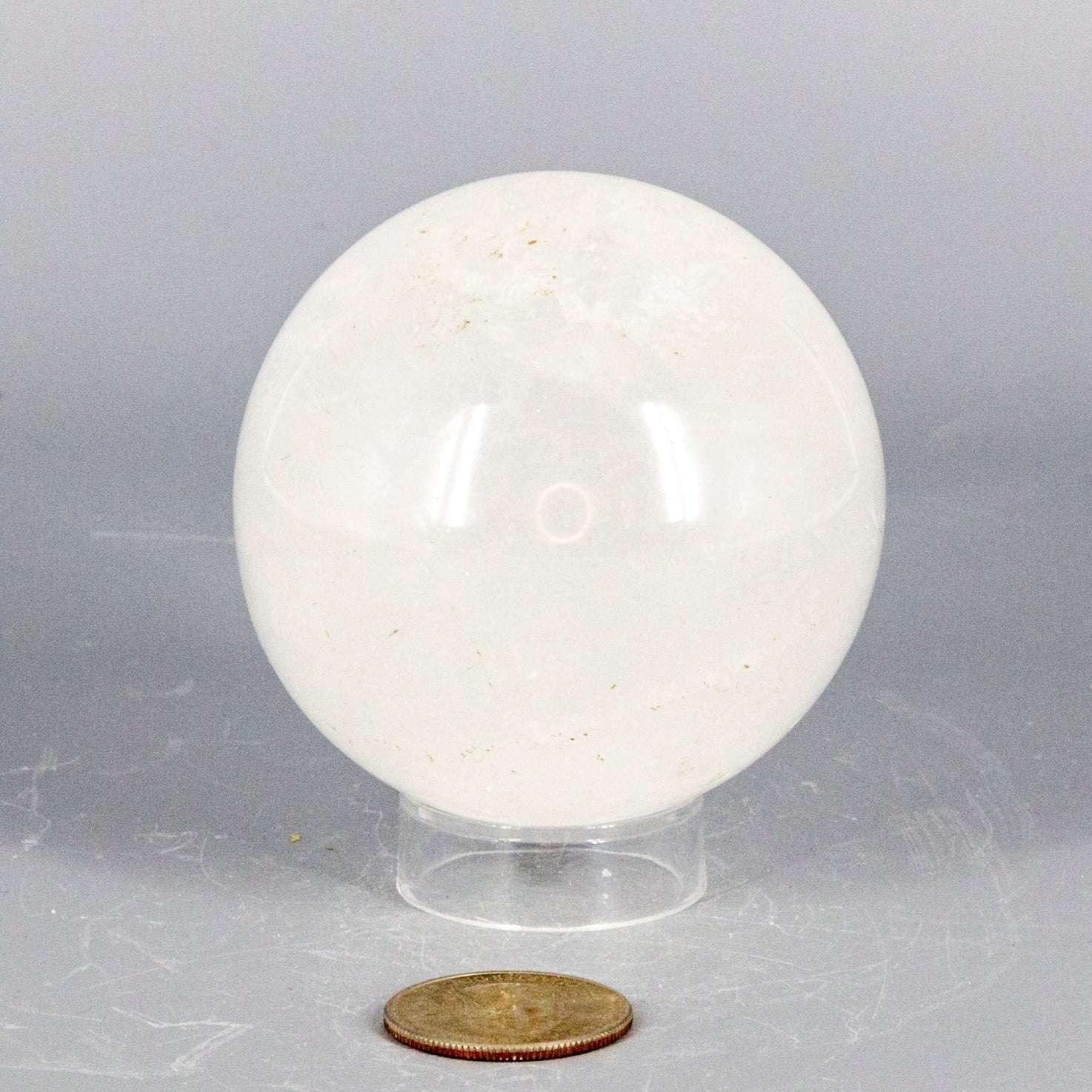Clear Quartz Polished Crystal Sphere Universal Amplifier