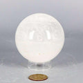 Clear Quartz Polished Crystal Sphere Universal Amplifier