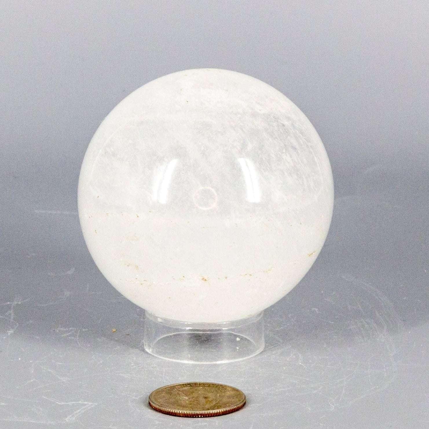 Clear Quartz Polished Crystal Sphere Universal Amplifier