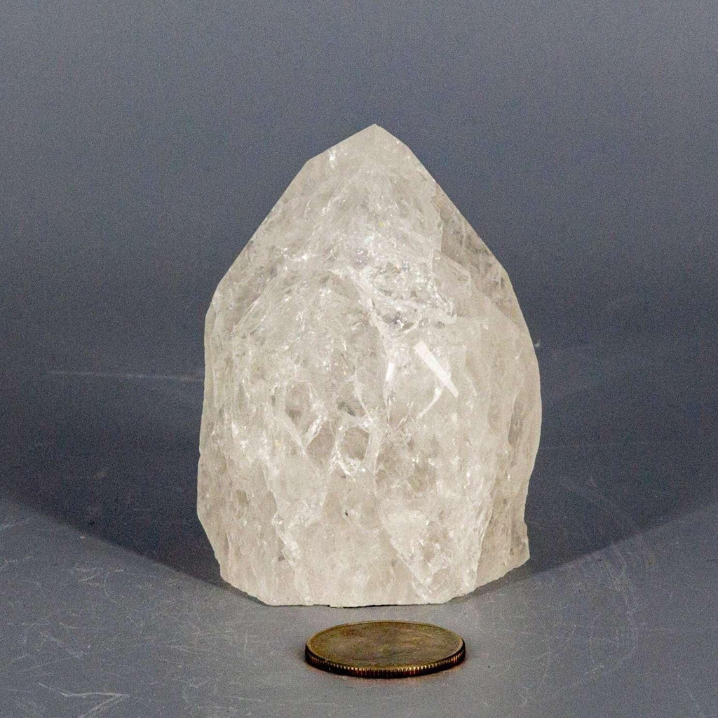 Crackle Quartz Crystal Point Prismatic Crown Chakra