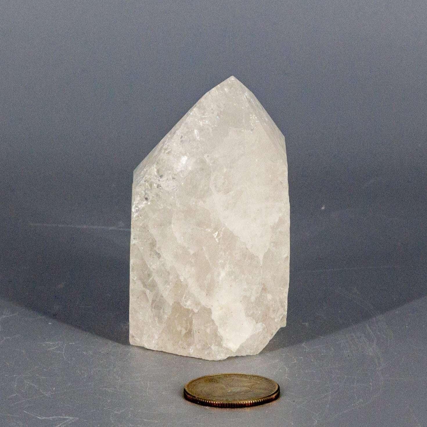 Crackle Quartz Crystal Point Prismatic Crown Chakra