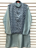 Grey kurta set