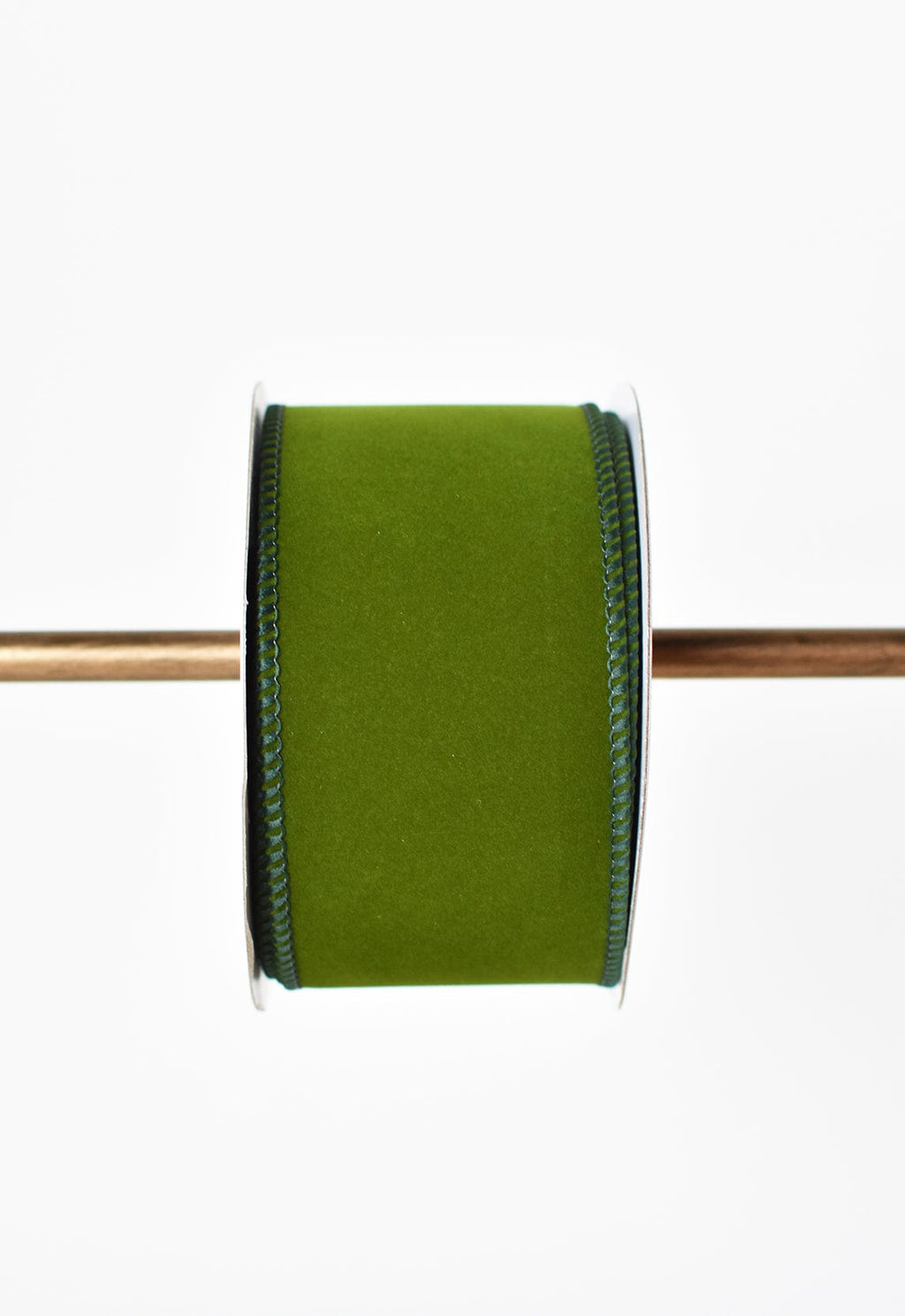 2.5"x10yd Outdoor Velvet Ribbon- Hunter Green