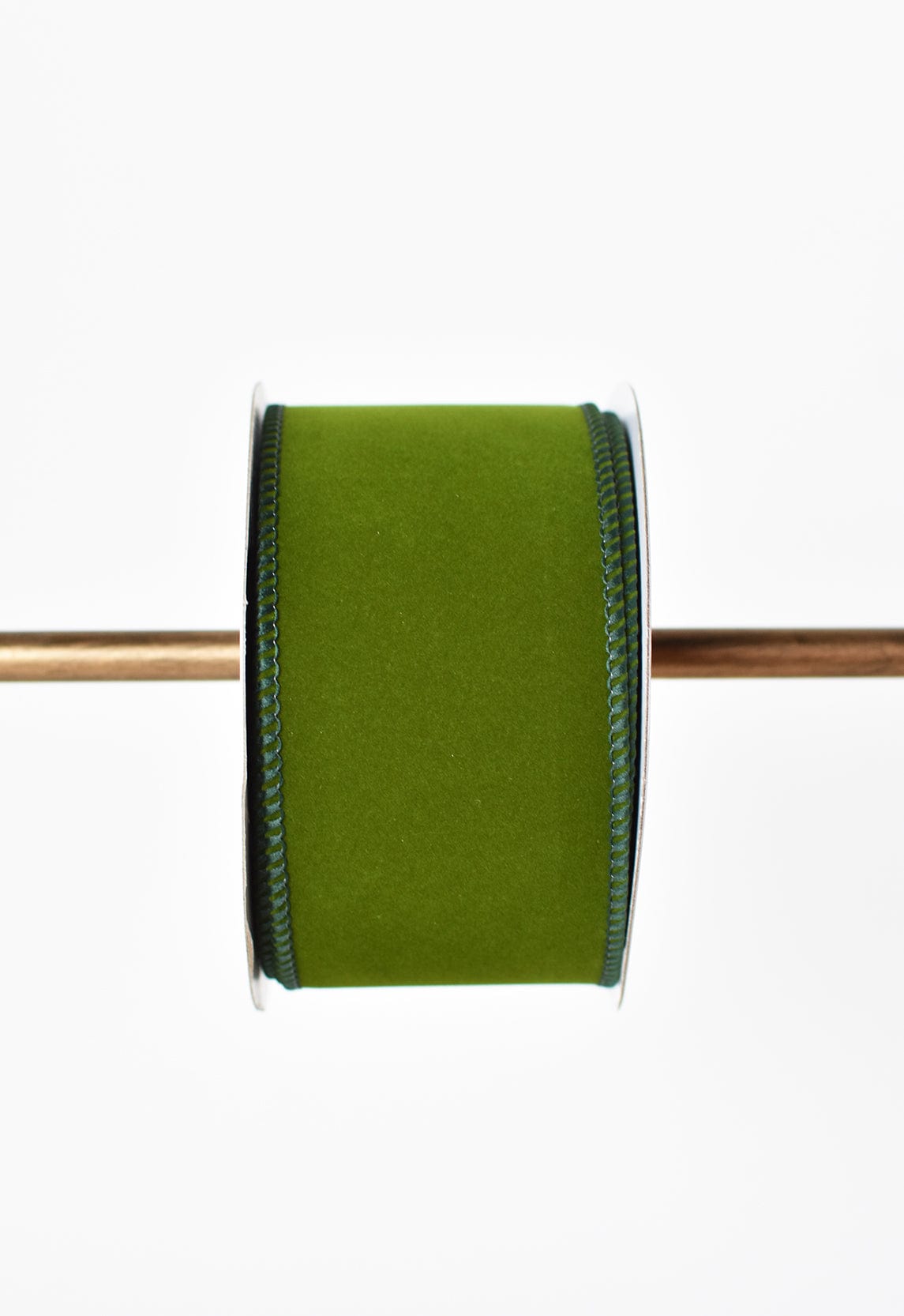 2.5"x10yd Outdoor Velvet Ribbon- Hunter Green