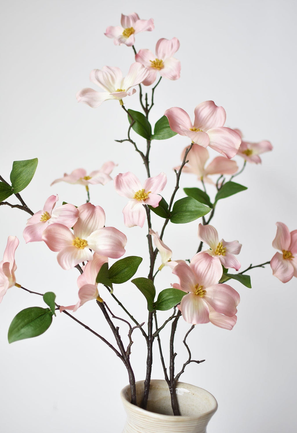 29" Faux Dogwood Branch Stem Blush