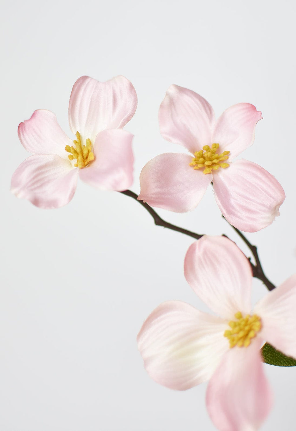 29" Faux Dogwood Branch Stem Blush