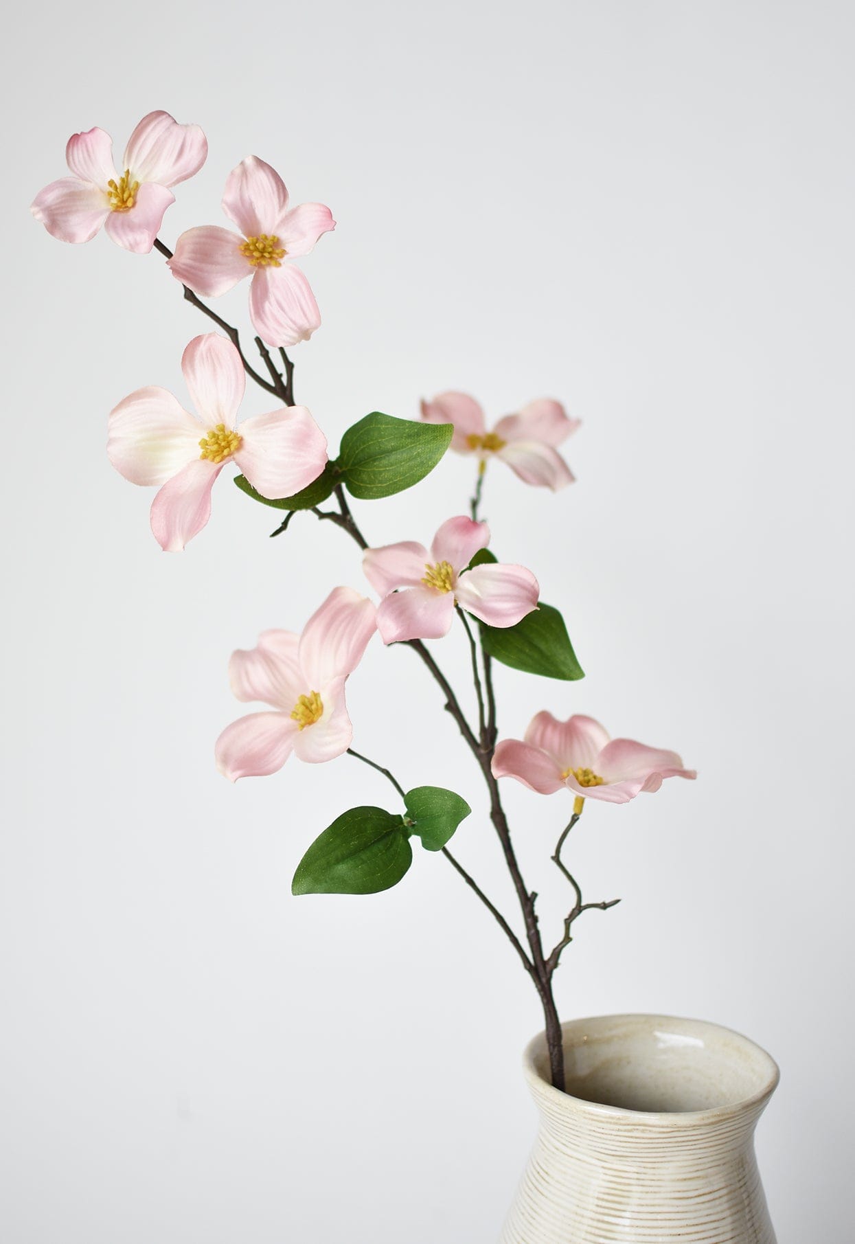 29" Faux Dogwood Branch Stem Blush
