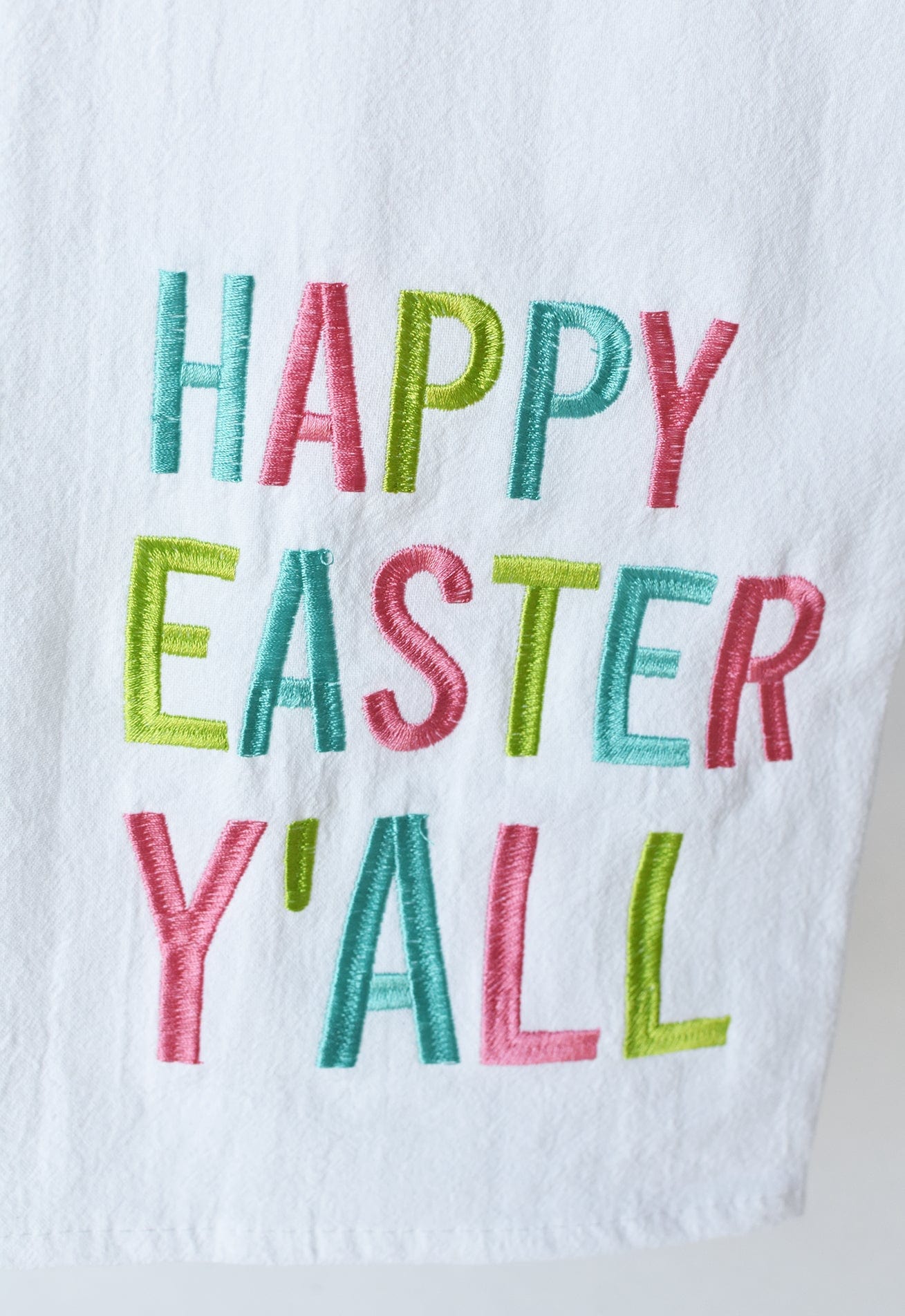 Happy Easter Y'all Kitchen Towel