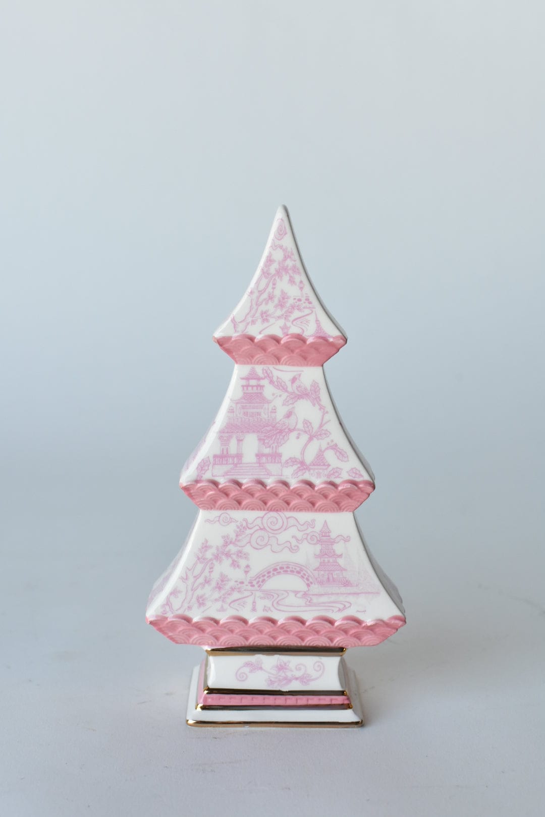 7" Pink Chinoiserie Tree Small