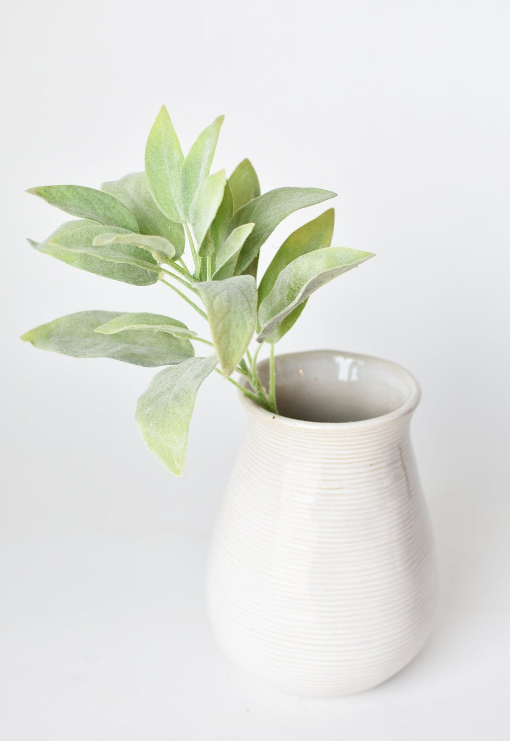 12"Faux Green Sage Pick Stem