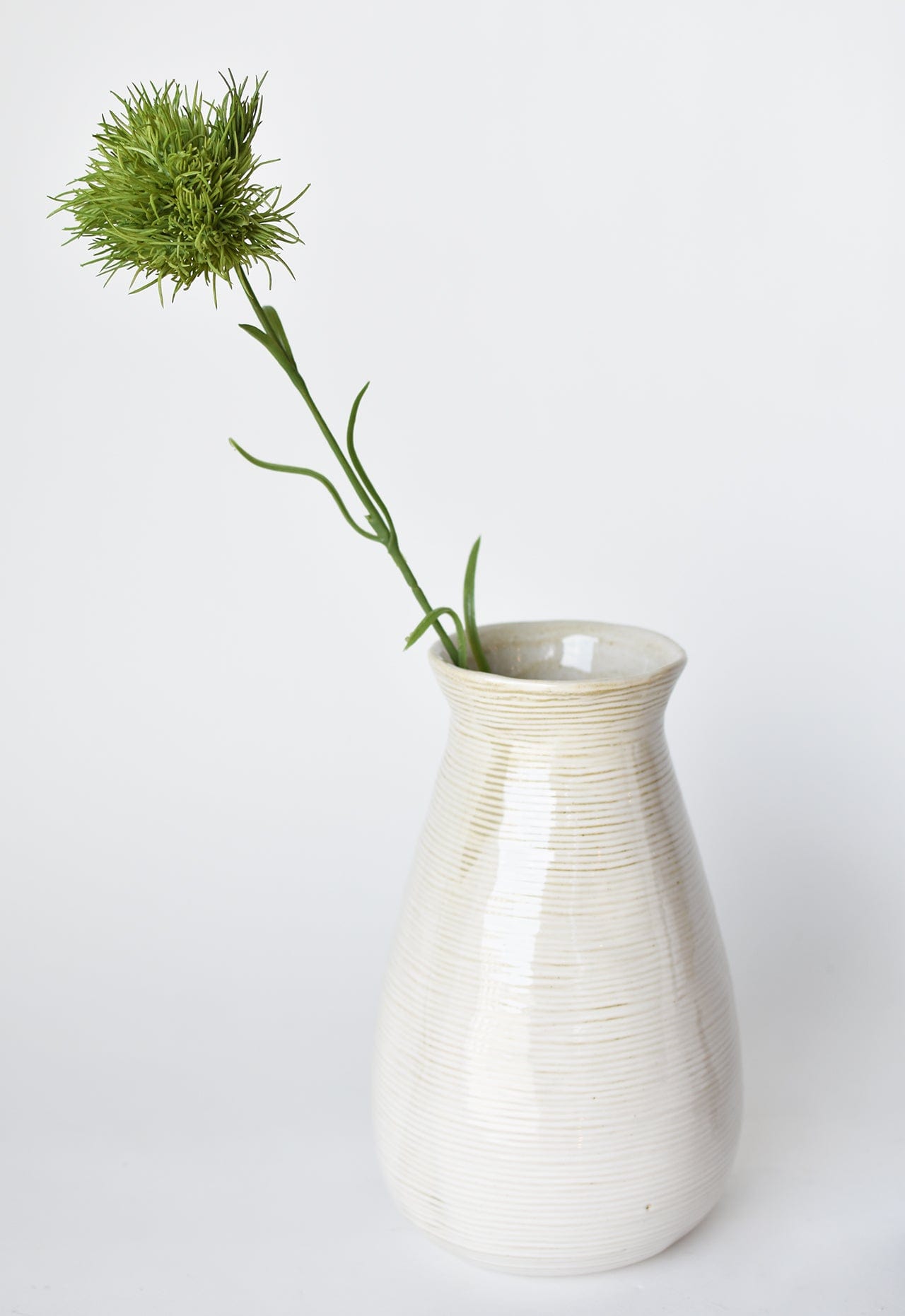 23" Faux Green Dianthus Stem