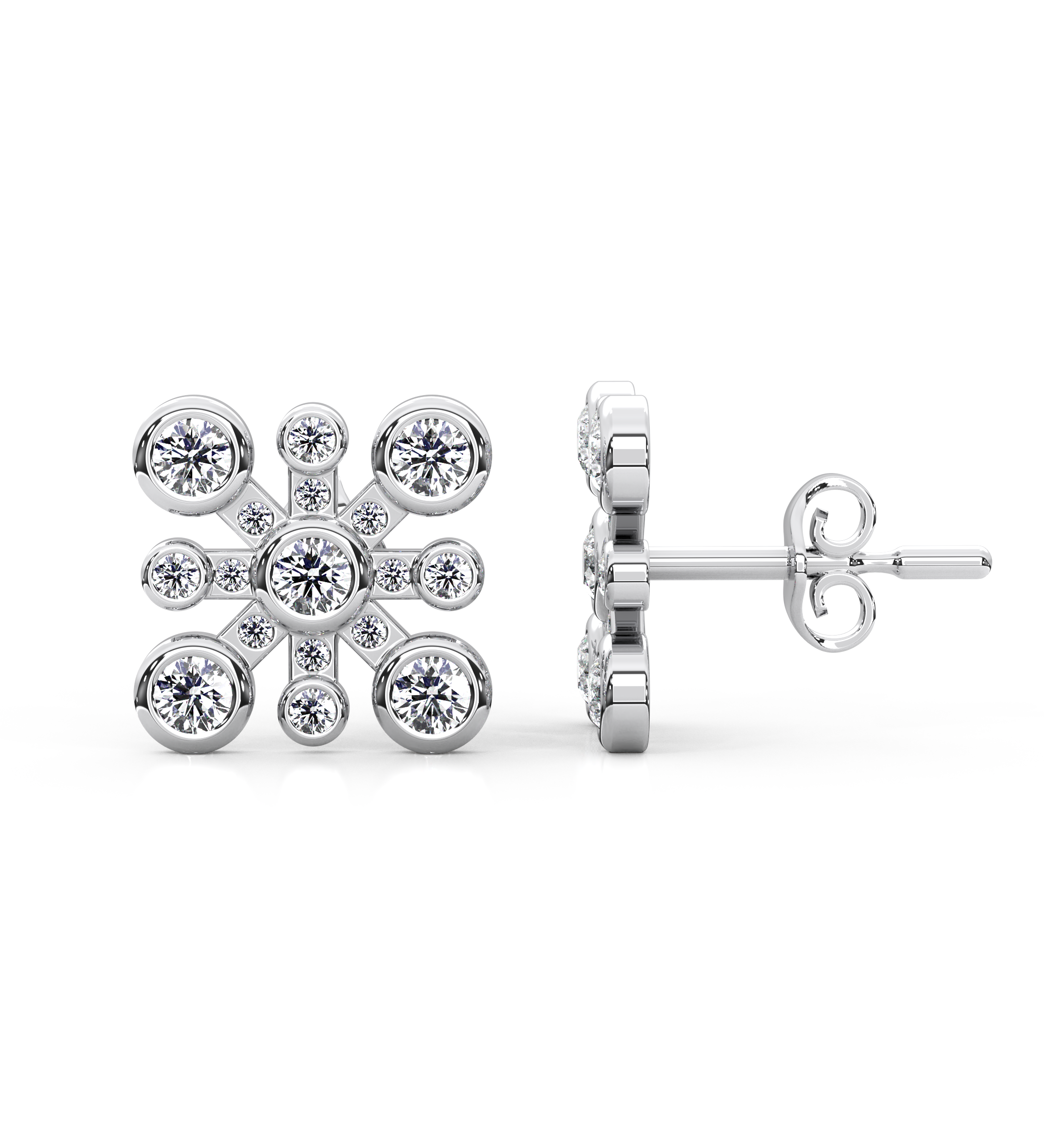 NORTH STAR EARRINGS (11mm)