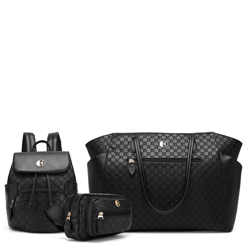 Compass Backpack, Weekender & Crossbody Set