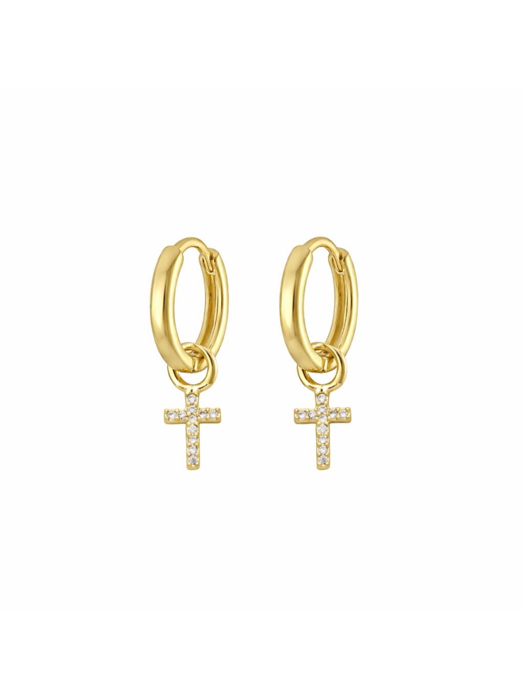 Faith Huggie Earring