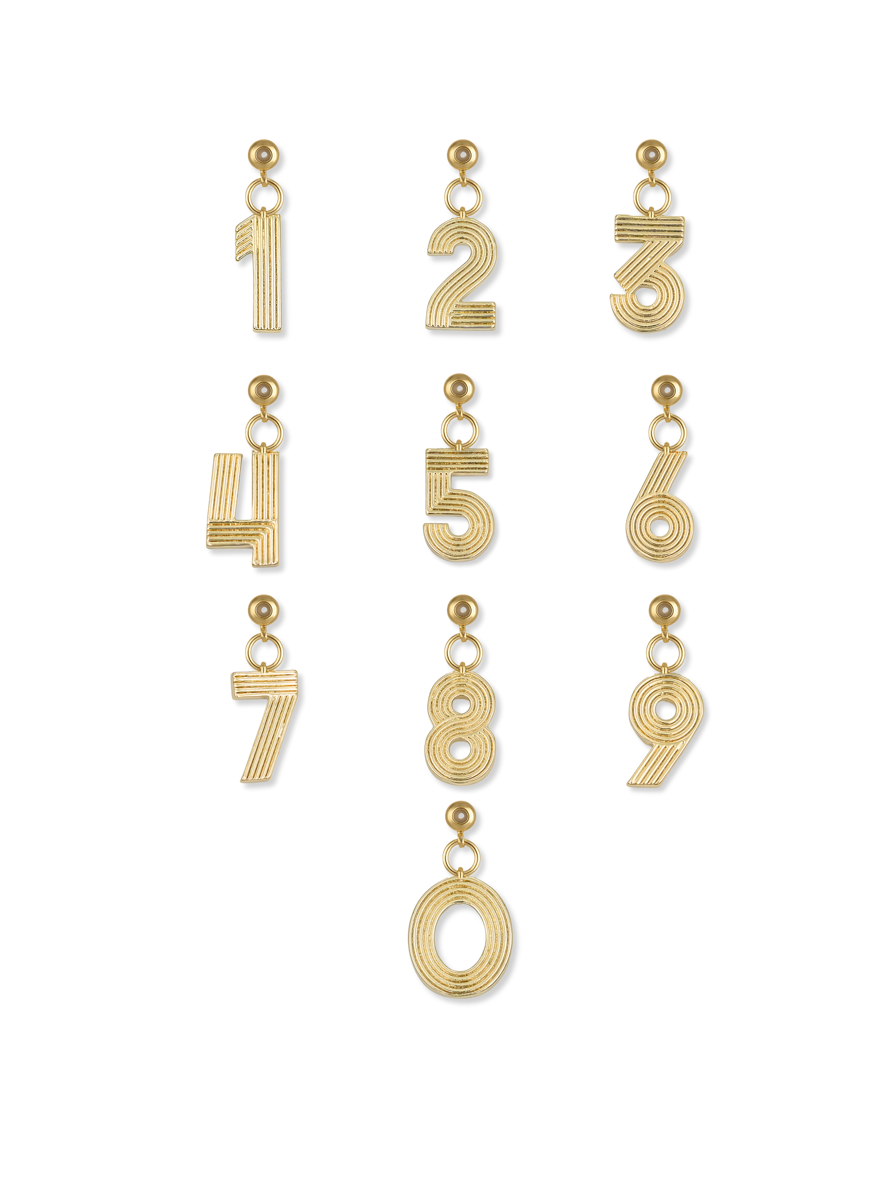 Groove Number Grip Charm