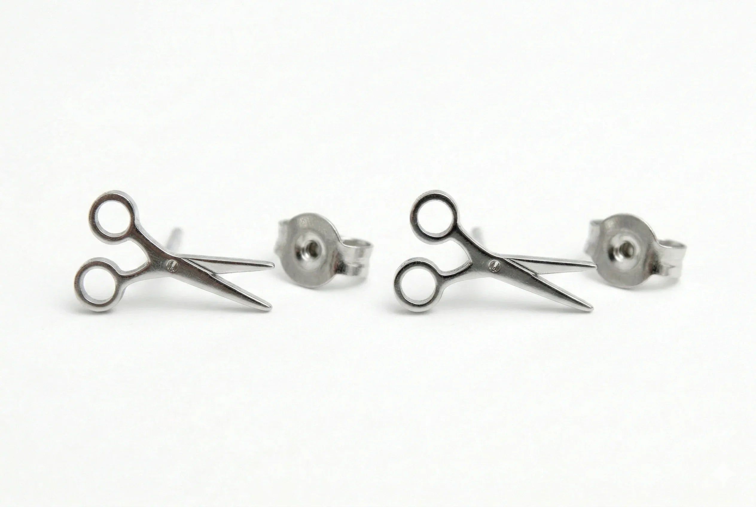 Scissor Stud Earrings for Sapphic Pride | Tiny Lesbian Jewelry for WLW & LGBTQ+ Celebration