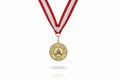 Engraved College Logo Medal - 925 Sterling Silver Graduation Gift for Proud Graduates