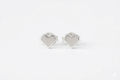 Heartfelt Gold-Filled Heart Stud Earrings in 925 Sterling Silver