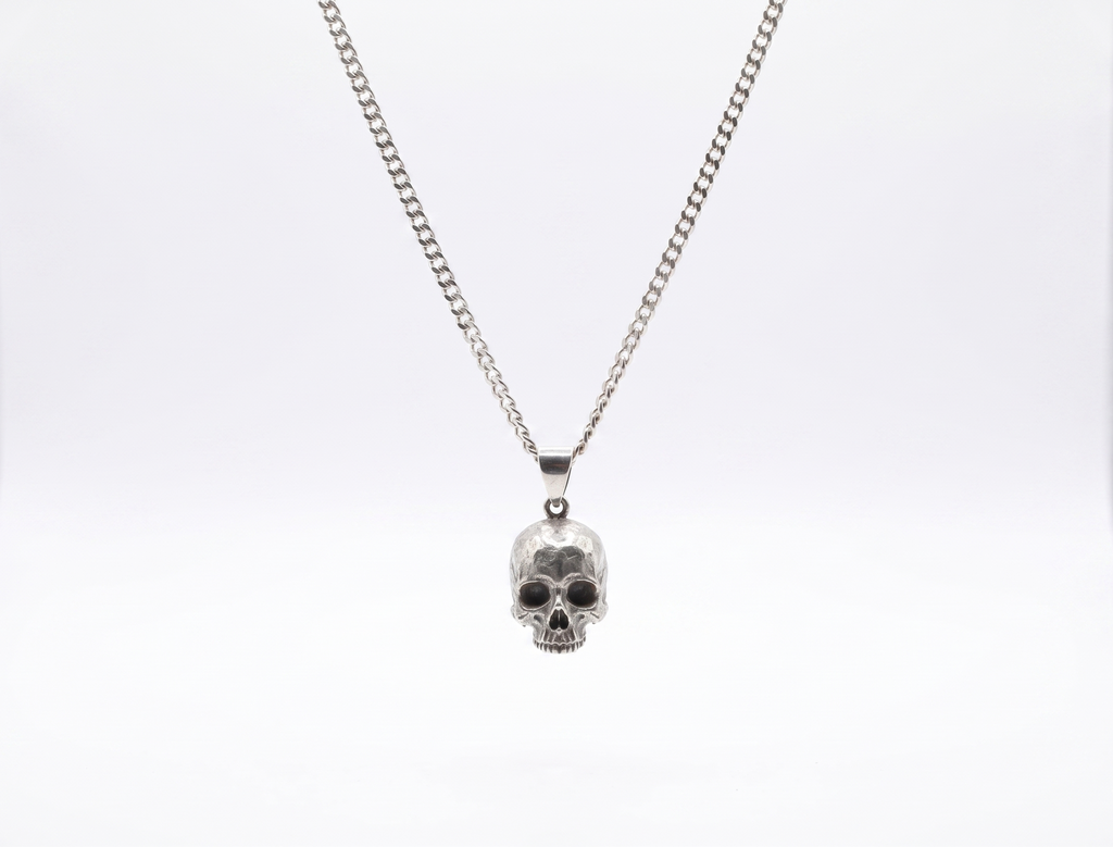 Skull Charm Necklace by SilverGoldandRose - Daring Elegance with a Touch of Edge