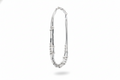Personalized Morse Code Bracelet - Two Strands of Hidden Messages in 925 Sterling Silver