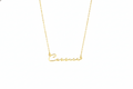 Solid Gold Personalized Name Necklace