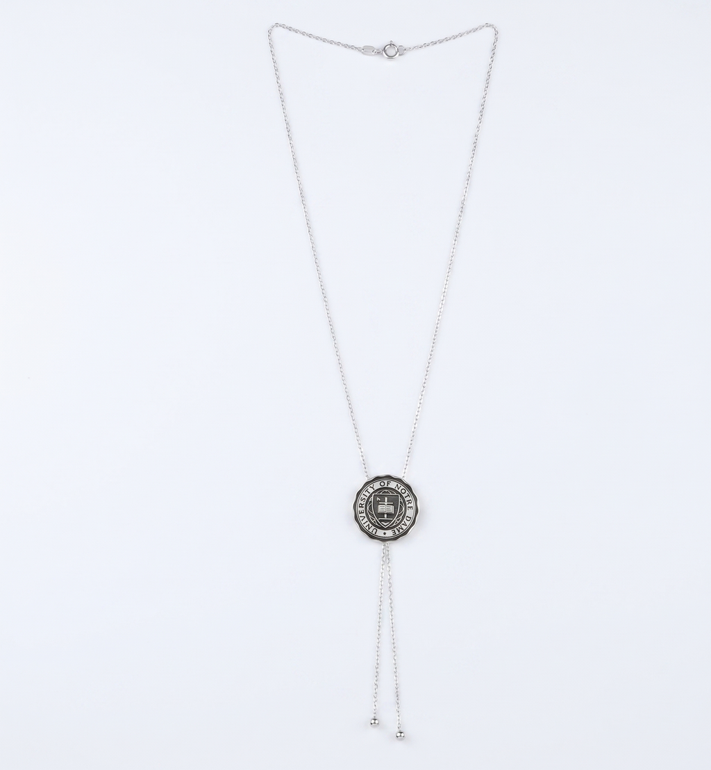University Logo Necklace | Customizable Graduation Gift | Adjustable Jewelry for Any University