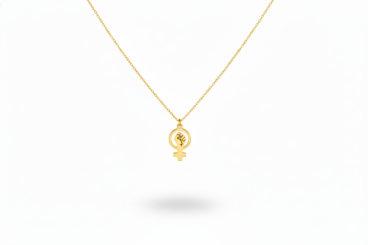 Empowering Female Symbol Venus Necklace