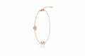 Crown Charm Custom Initial Bracelet