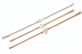 Interlocking Initials Bracelet by SilverGoldandRose