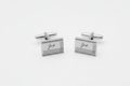 Your Actual Handwriting Engraved Cufflinks in 925 Sterling Silver