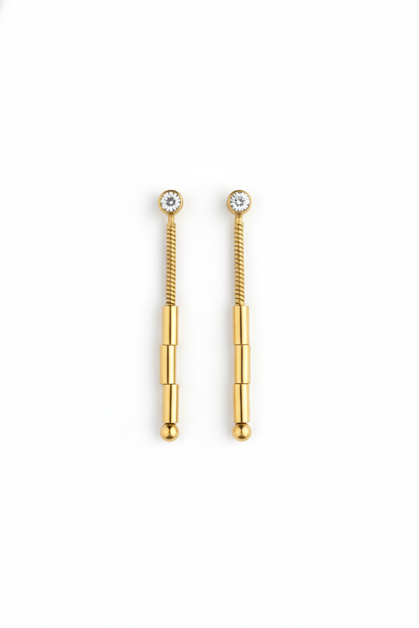 Morse Code Dangle Earrings - Meaningful Gifts