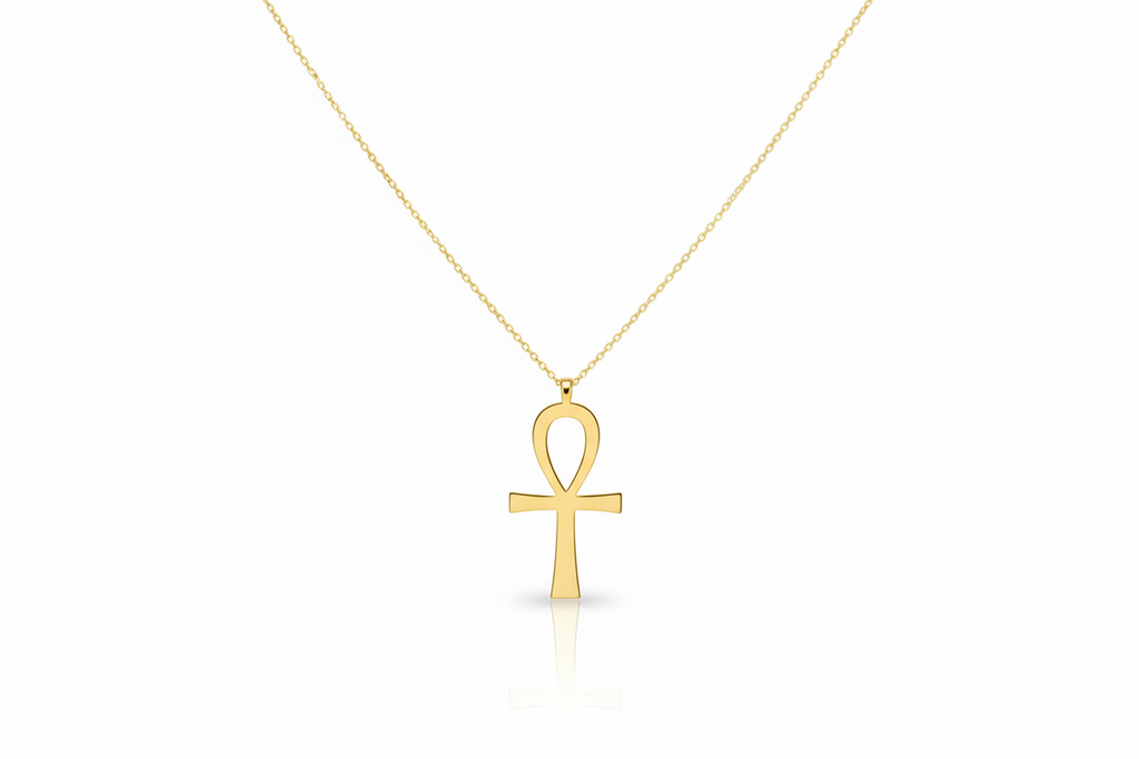 Ankh Necklace - Sterling Silver, Gold & Rose Gold Designs