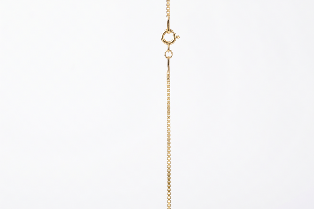Shimmering 1mm Box Chain Necklace - Dazzling Elegance for Every Occasion