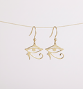 Ra Jewelry Eye of Ra Dangle Earrings - Unique Egyptian-Inspired Design for a Bold Statement