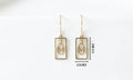 SilverGoldandRose Personalized Dangle Earrings