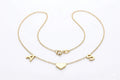Initial Heart Necklace | Delicate Personalized Jewelry for Women