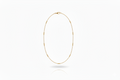 Shimmering Sterling Silver Satellite Choker Necklace - Dainty Bar Chain Elegance