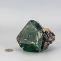 Green Fluorite Crystal Cubic Cluster Clarity Stone