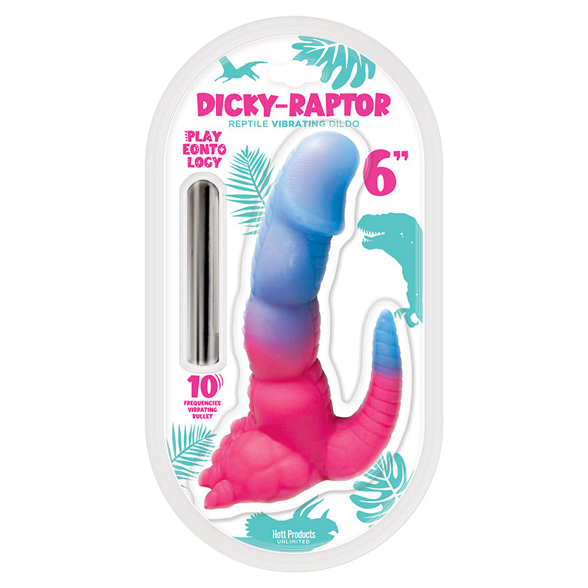 Playeontology Reptile Vibrating Series-Dicky Raptor 6"