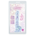 Glittergasm Dong-Blue and Green Swirl 8"