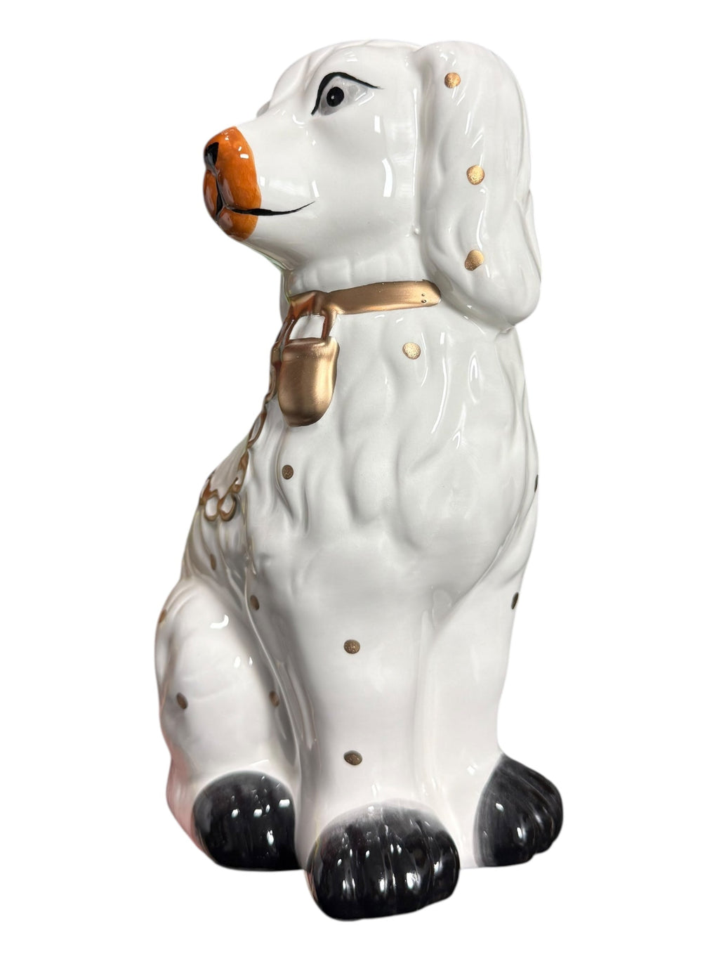 Ceramic Vintage Inspired Staffordshire Dog Bookend