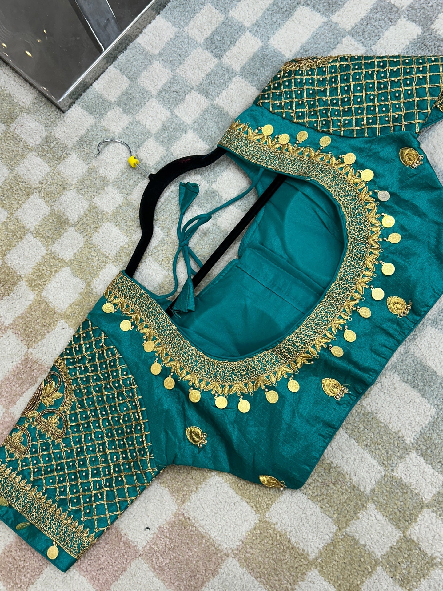 Cotton silk blouse