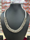 Oxidized hasuli necklace