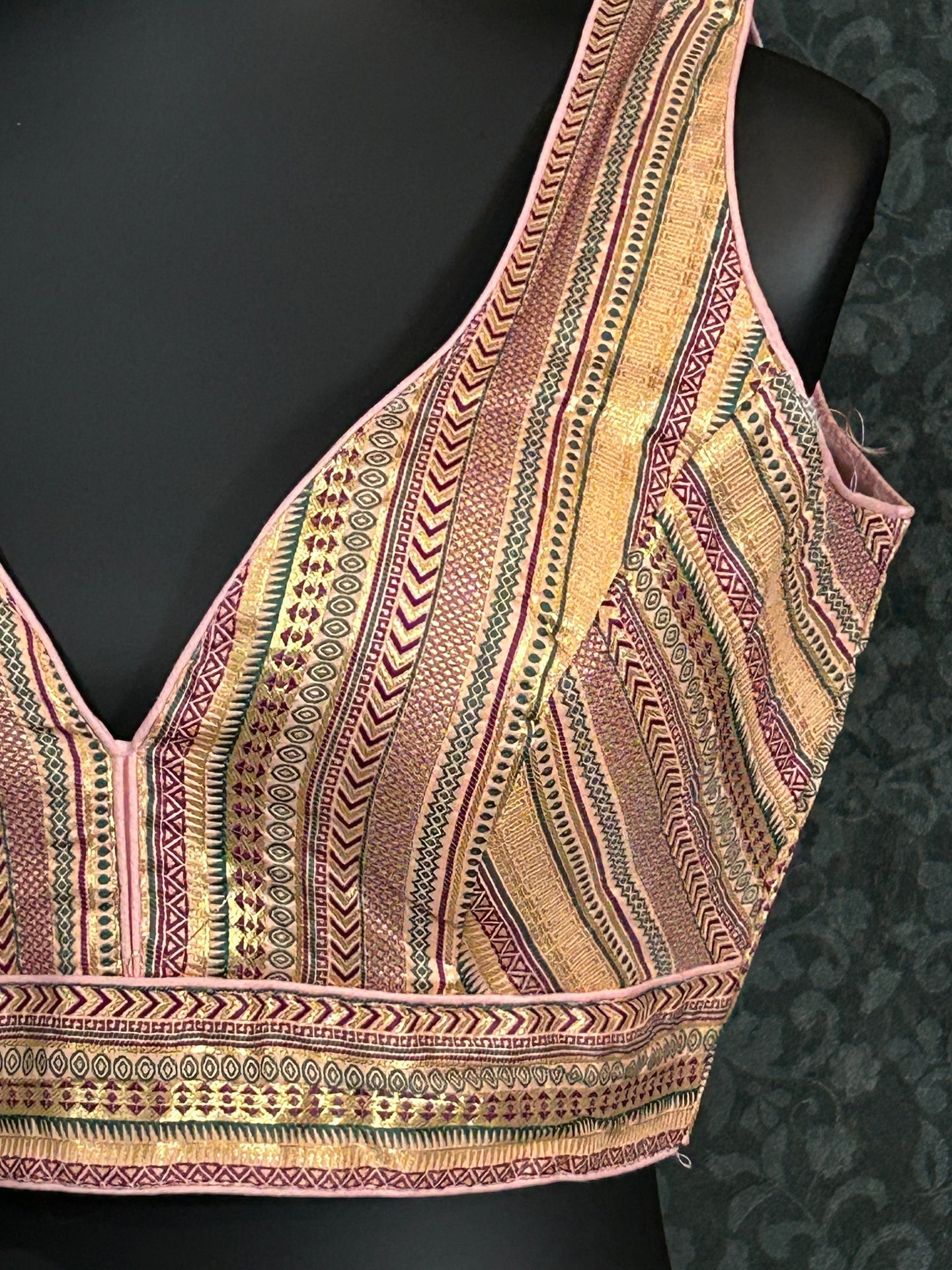 Silk blouse : brocade silk blouse