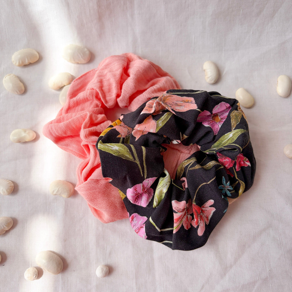 Bubblegum Upcycled Scrunchie
