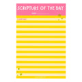 Scripture of the Day Yellow Notepad