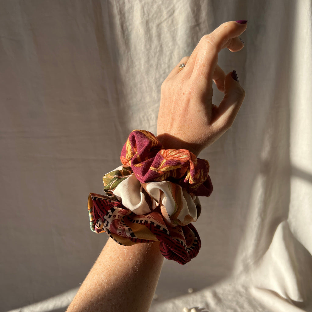 Midnight Marigold Scrunchie