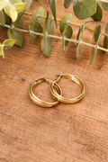 The Everyday Hoop Twist II - Gold or Silver