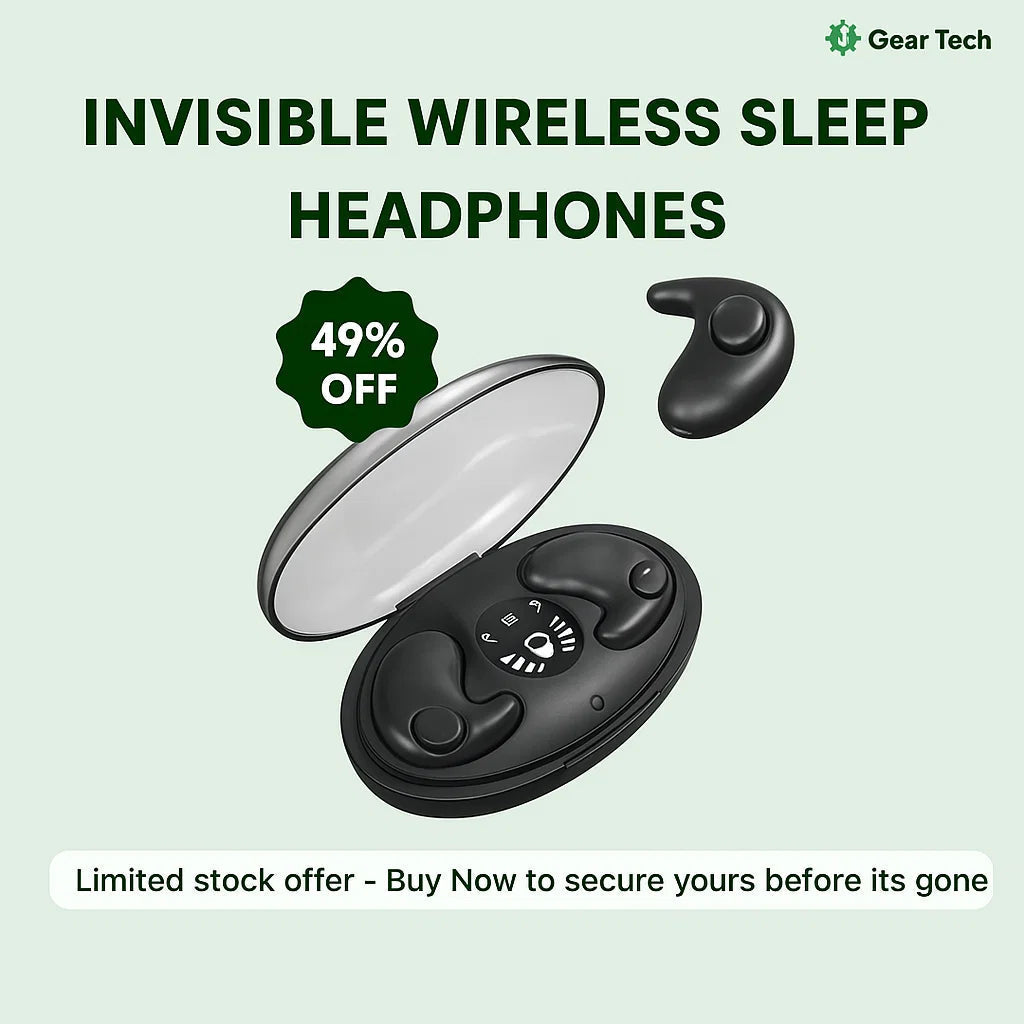 LumaSleep Wireless Sleep Headphones Bluetooth 5.3 Ultra-Light Earbuds